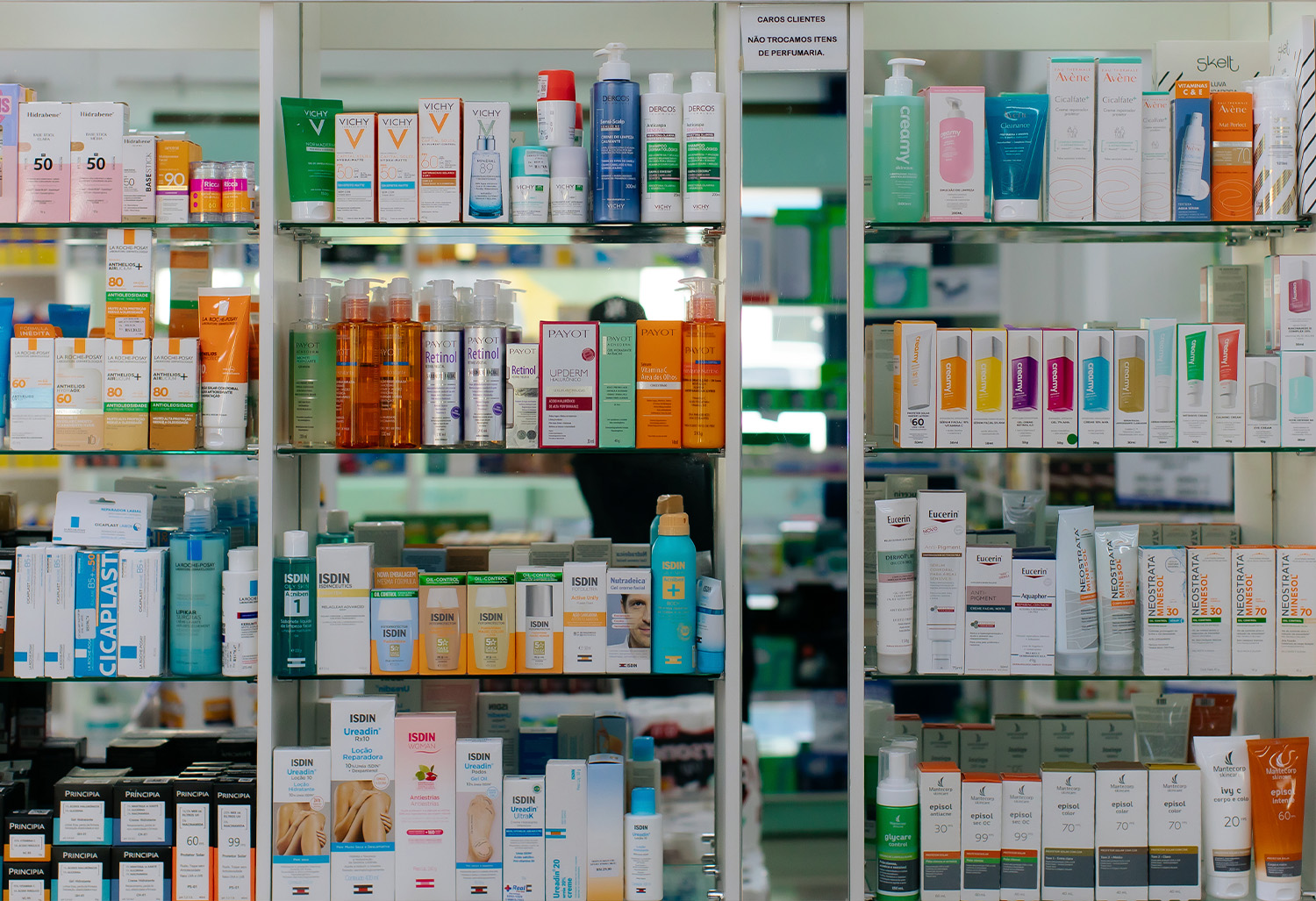 Perfumaria e dermocosméticos na Real Farma em Toledo